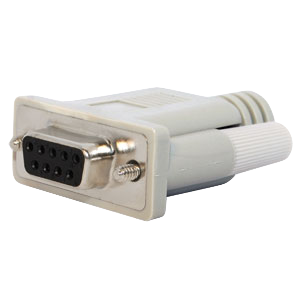 Loopback Plug, Serial 9 pin female plug (DE-9)