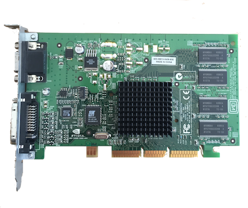 Card, Video, NVidia 11DM/GeForce2 MX AGP