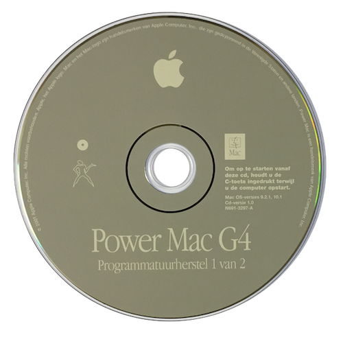 Mac OS 9.2.1, 10.1 PowerMac G4 NL