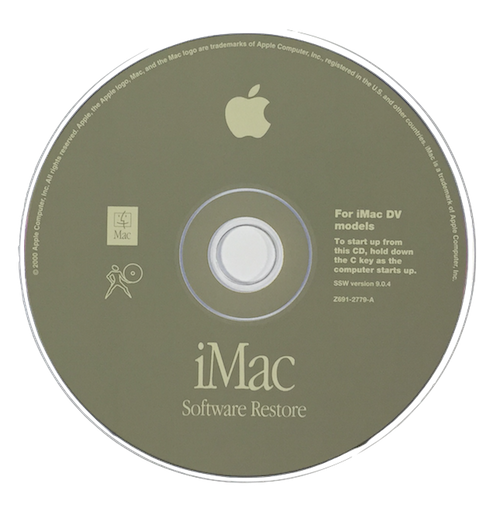 Mac OS 9.0.4 Restore iMac DV